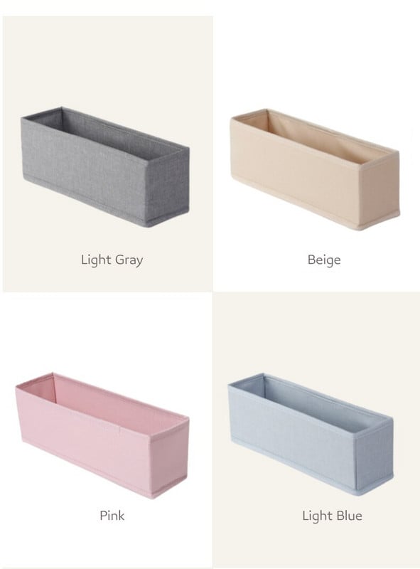 Plaunamas spintos stalčius apatinių drabužių organizatorius Sulankstomas audinys drabužių spinta Drabužių laikymo dėžutė liemenėlėms, kojinėms, antblauzdinėms, kelnėms, marškiniams