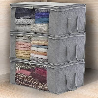 Folding Storage Box Quilt Clothes Dust Bag
