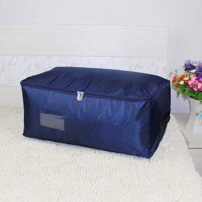 Egyszínű mozgó csomagoló csomagolótáskák Nagy kapacitású oxfordi paplan tárolótáskák Háztartási többfunkciós tárolótáskák