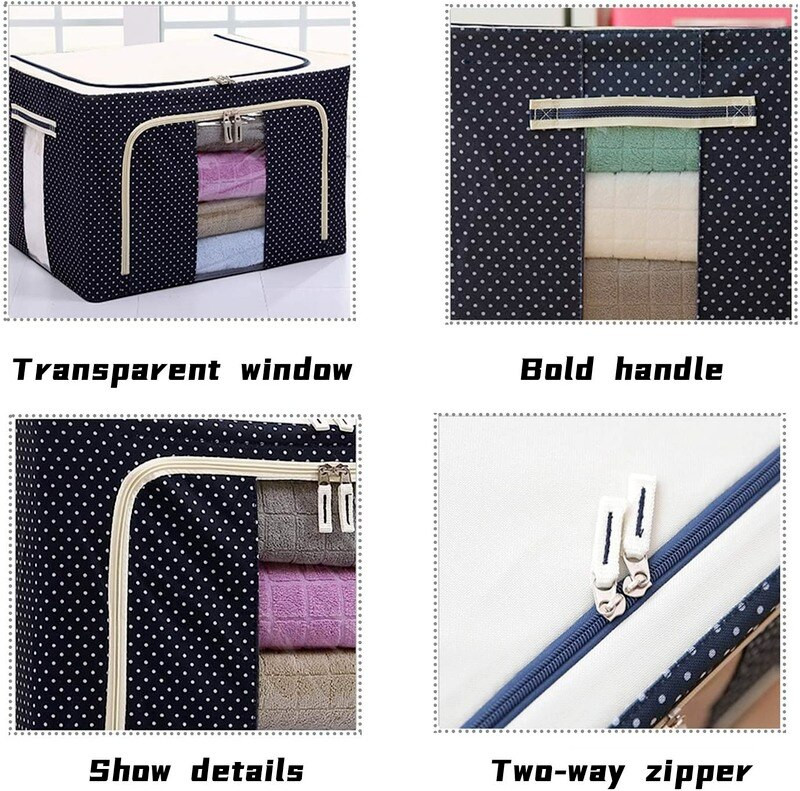Geantă de depozitare pentru haine nețesute Cuvertură pliabilă, rezistentă la praf, dulap, cutie de finisare, coș dulap de acasă, lenjerie de pat, container de depozitare organizator