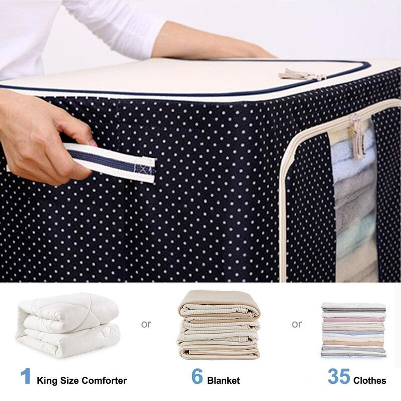 Geantă de depozitare pentru haine nețesute Cuvertură pliabilă, rezistentă la praf, dulap, cutie de finisare, coș dulap de acasă, lenjerie de pat, container de depozitare organizator