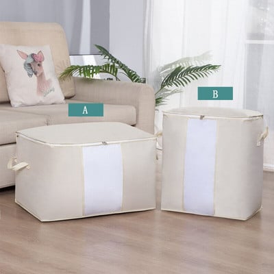 Kućna velika torba za pohranu odjeće od Oxford tkanine Podebljani vodootporni poplun Odjeća Čarape Igračke Raznovrstan ormar Ormar Torba za organizatore