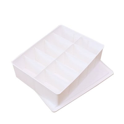 Cutie de depozitare cu grile 1/10/15 Organizator de dulap cu sertar împărțit din plastic pentru lenjerie