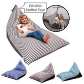 Itin didelis vaikų laikymo sėdmaišis, prikimštas gyvūnas pliušinis žaislas minkštas maišelis sofos kėdė