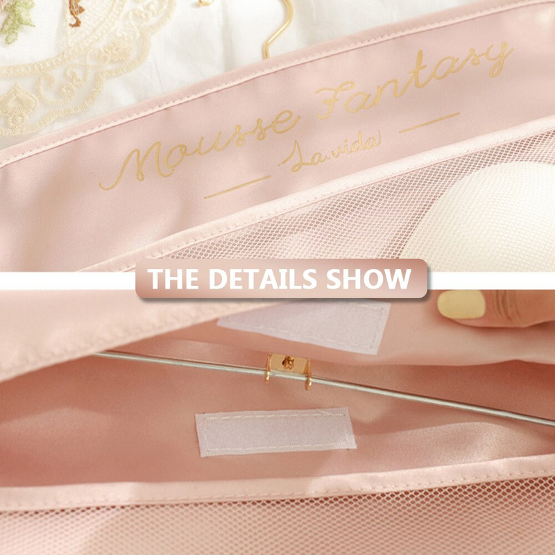 Ruhásszekrényhez Összecsukható fehérnemű Szervező Nyakkendők Zokni melltartó fogas Akasztó Kétoldalas akasztós táska Hálós zseb