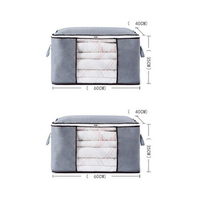 1/2/3/4 db szett Összecsukható takaró tárolótáska háztartási ruházati tároló doboz porálló paplan tároló