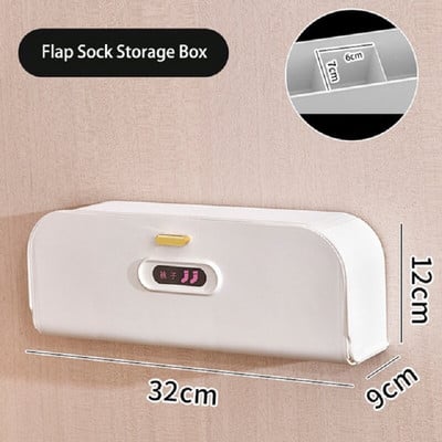 Háztartási műanyag fehérnemű tároló doboz rekesz szekrény rendező fedővel fehérnemű zokni melltartó rendszerező doboza