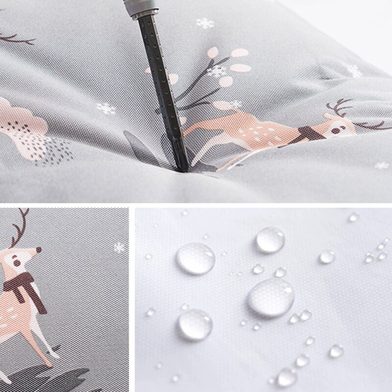 Pătură tipărită haine Genți de depozitare pliabile Pilotă pliabilă Pilota Saci rezistente la praf Dulap Depozitare de călătorie Organizator rezistent la umiditate