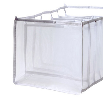 Κουτί αποθήκευσης Παχύ πλέγμα που πλένεται για ρούχα παντελόνι τζιν μπλουζάκι Πτυσσόμενες τσάντες αποθήκευσης