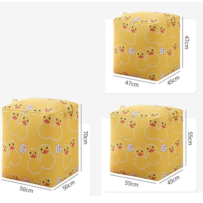 Összehajtható tároló doboz Hordozható ruha szervező Rendezett bőrönd Nem szőtt otthoni takaró paplan játék befejező szekrény konténer táskák