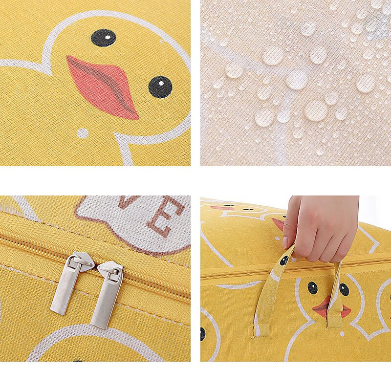 Összehajtható tároló doboz Hordozható ruha szervező Rendezett bőrönd Nem szőtt otthoni takaró paplan játék befejező szekrény konténer táskák