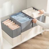 Összehajtható szekrényrendező Fiókosztó Rendező farmernadrághoz Fehérneműhöz Zoknihoz Tárolódoboz Nadrágtároló Ruhatárolóhoz
