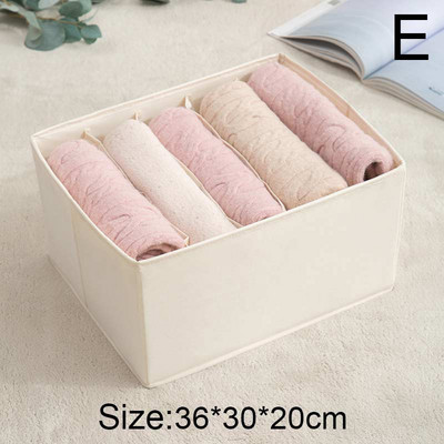 Összehajtható szekrényrendező Fiókosztó Rendező farmernadrághoz Fehérneműhöz Zoknihoz Tárolódoboz Nadrágtároló Ruhatárolóhoz