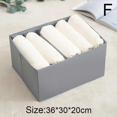 Összehajtható szekrényrendező Fiókosztó Rendező farmernadrághoz Fehérneműhöz Zoknihoz Tárolódoboz Nadrágtároló Ruhatárolóhoz