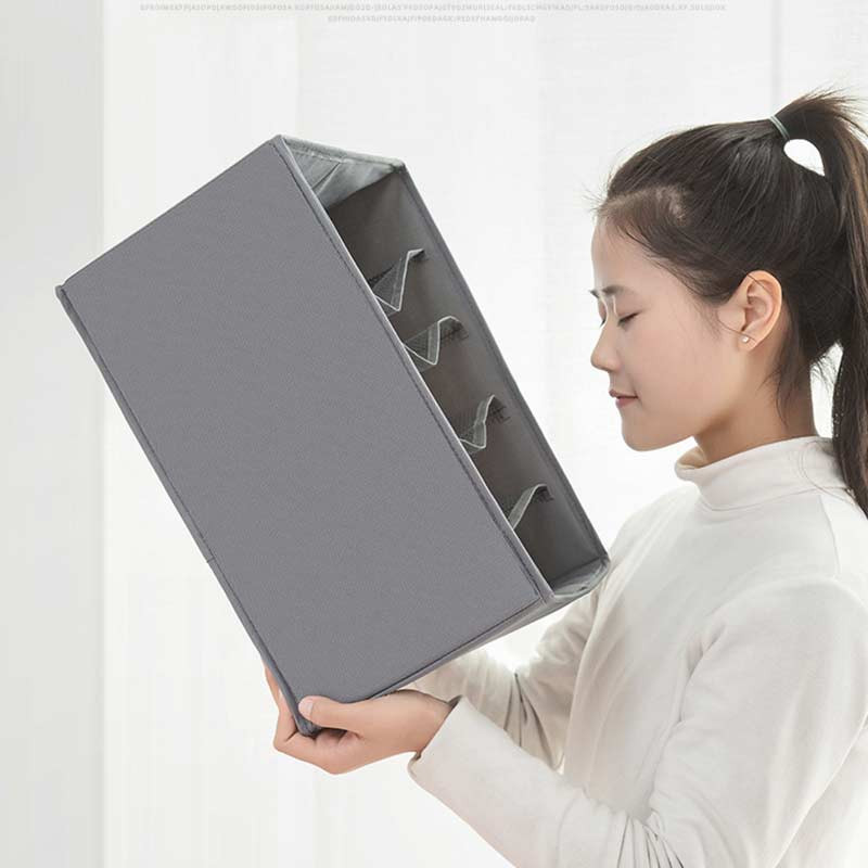 Összehajtható szekrényrendező Fiókosztó Rendező farmernadrághoz Fehérneműhöz Zoknihoz Tárolódoboz Nadrágtároló Ruhatárolóhoz