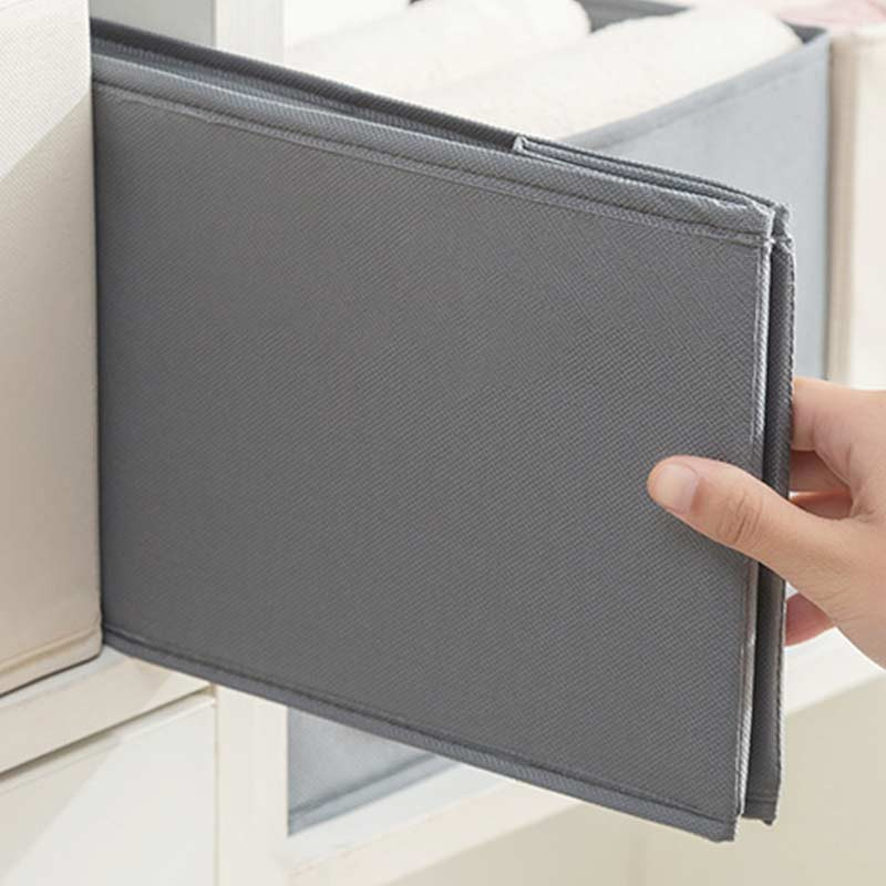 Összehajtható szekrényrendező Fiókosztó Rendező farmernadrághoz Fehérneműhöz Zoknihoz Tárolódoboz Nadrágtároló Ruhatárolóhoz