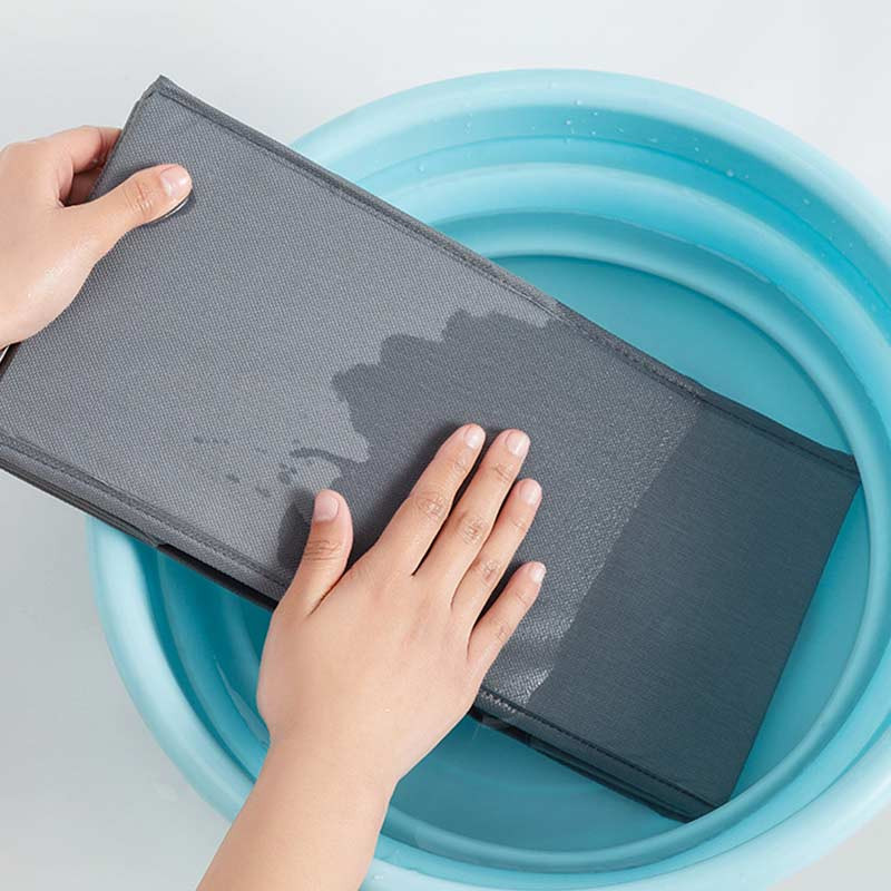 Összehajtható szekrényrendező Fiókosztó Rendező farmernadrághoz Fehérneműhöz Zoknihoz Tárolódoboz Nadrágtároló Ruhatárolóhoz