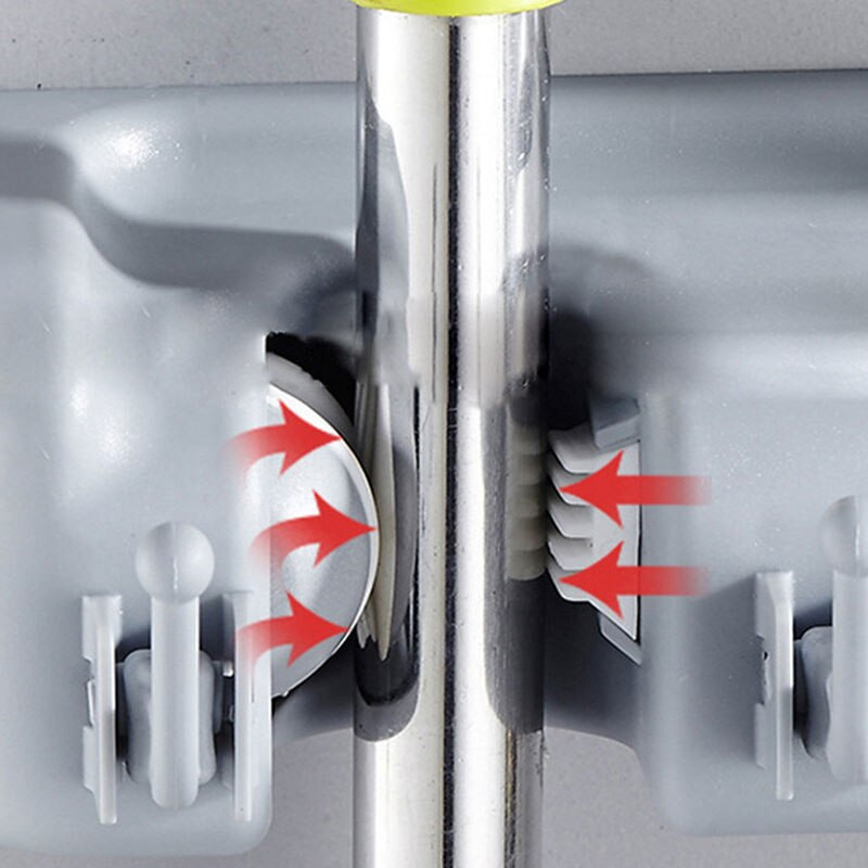 Γάντζος σφουγγαρίστρας Στήριγμα για σκούπα μπάνιου ABS Πλαστικό μαγικό εργαλείο Στήριγμα για σφουγγαρίστρα Κουζίνα ράφι για σφουγγαρίστρα Πολυλειτουργική βάση για σφουγγαρίστρα με γάντζο