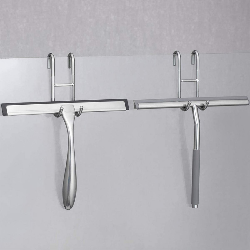 Pachet de 2/4 cârlige pentru ușă din sticlă de duș, placat cu aur, cârlige pentru suport din oțel inoxidabil 304, cuier pentru baie fără cadru fără găurire