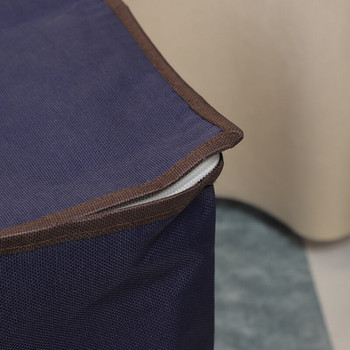 Чанта за съхранение на дрехи от нетъкан текстил Шкаф Прахоустойчива кутия за съхранение с капак Одеяла Органайзери за съхранение Сгъваем шкаф Органайзер