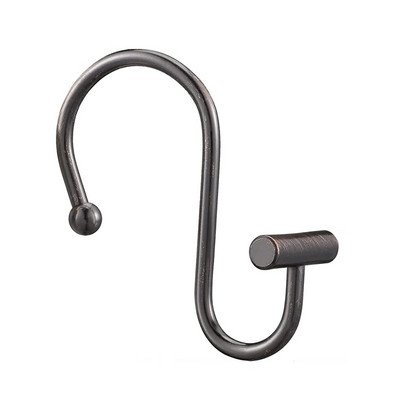 Cârlige de perdele de duș din metal rezistente la rugină Inele de perdele de duș din crom lustruit pentru baie