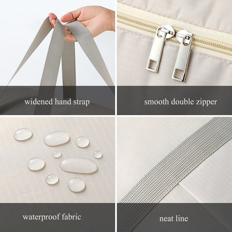 Geantă de călătorie Geantă de depozitare haine de capacitate mare Organizator de pilota Geantă de depozitare pentru garderobă Genți pentru bagaje impermeabile