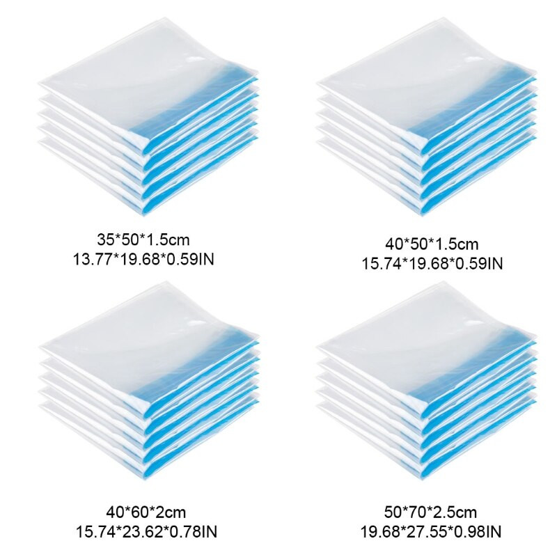 Geantă practică de compresie Cămin de acasă Colectie de haine pentru toate anotimpurile Geantă convenabilă de depozitare în vid, rezistentă la praf, curățenie