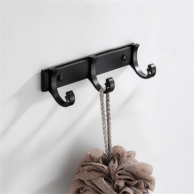 Cârlige pentru baie Cârlige pentru halat montate pe perete Cârlig pentru ușă Cârlig din metal fără perforare pentru bucătărie Cârlig lipicios Space aluminiu Cârlig pentru haine