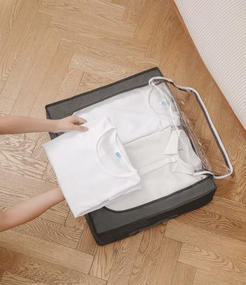 Органайзер за съхранение под леглото Многофункционална кутия за съхранение на юргани с голям капацитет Сгъваеми кошчета за съхранение на дрехи в спалнята