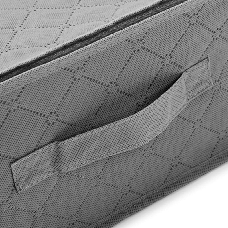 Sulankstomi krepšiai po lova 5 tinklelis po lova laikymo dėžės Storos orui pralaidžios apatinės lovos drabužių laikymo krepšiai su užtrauktuku.