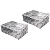 2 kom sklopiva torba za pohranu odjeće deka poplun ormar džemper organizator kutija kućne torbe za pohranu potrepštine