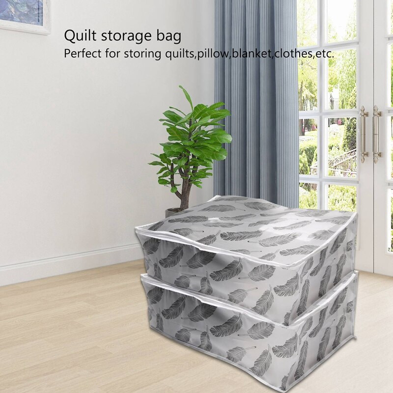 2 kom sklopiva torba za pohranu odjeće deka poplun ormar džemper organizator kutija kućne torbe za pohranu potrepštine