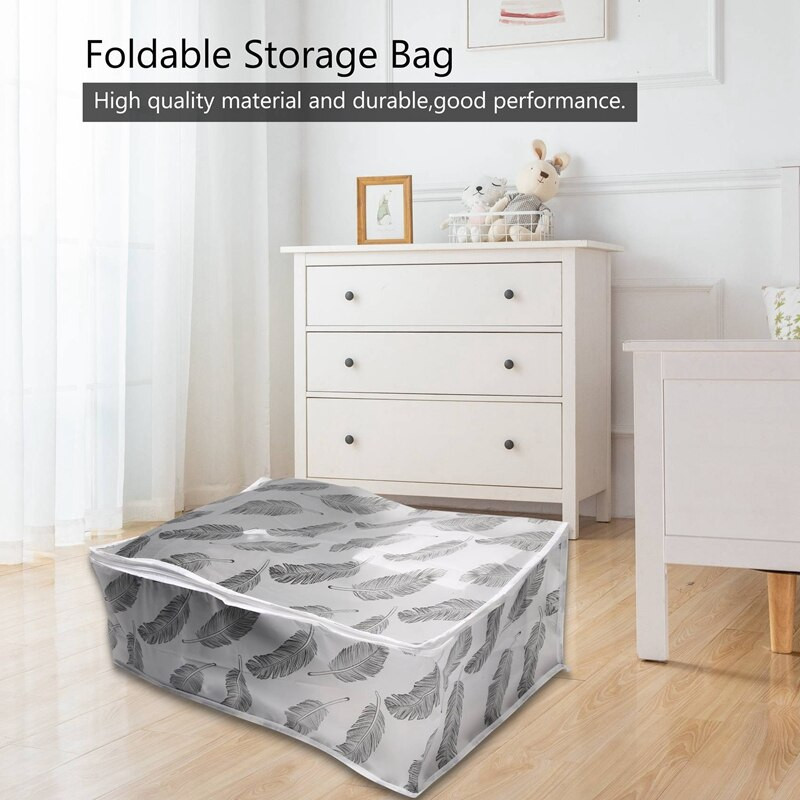2 kom sklopiva torba za pohranu odjeće deka poplun ormar džemper organizator kutija kućne torbe za pohranu potrepštine