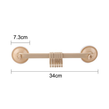 3 бр. Регулируема стойка за куки Двойна вендуза Поставка за кърпи Висящи рафтове Държач за куки Заключване Тип вендуза Кухненски аксесоари за баня