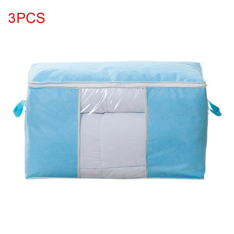 3 komada odjeće Pokrivač Prtljaga Torba za pohranu odjeće Putna sklopiva kućna netkana torbica za jastuke Organizator za poplune Garderoba Posteljina