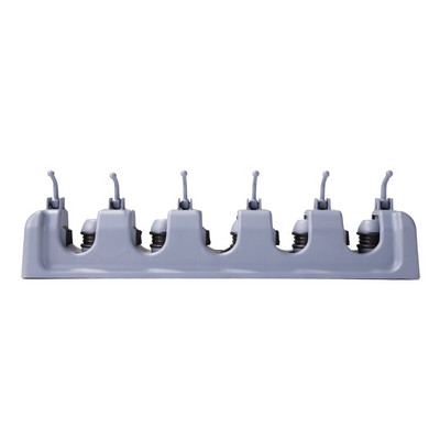 Πολυλειτουργική θήκη σφουγγαρίστρας ράφι αποθήκευσης Γάντζος επιτοίχιος Βιδωτή βάση σκούπας με ρόδα Σχάρα αποθήκευσης οργάνωσης μπάνιου