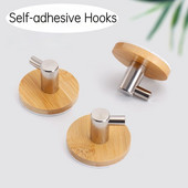 1 vnt vandeniui atsparus tvirtas lipnus vonios kambario dušo kabliukai nerūdijančio plieno sieniniai lipdukai rūbų paltai skrybėlių rankšluosčių kabykla virtuvei