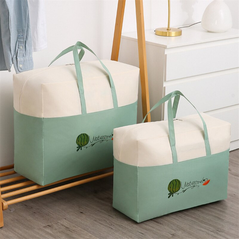 Paprasto stiliaus antklodės laikymo krepšys sodo antklodės maišelis, skirtas pakuoti Oksfordo audinių spausdinimui artefaktų laikymo dėžutės krepšys