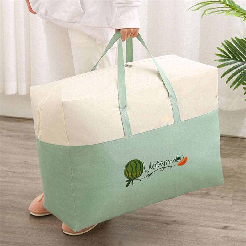 Paprasto stiliaus antklodės laikymo krepšys sodo antklodės maišelis, skirtas pakuoti Oksfordo audinių spausdinimui artefaktų laikymo dėžutės krepšys