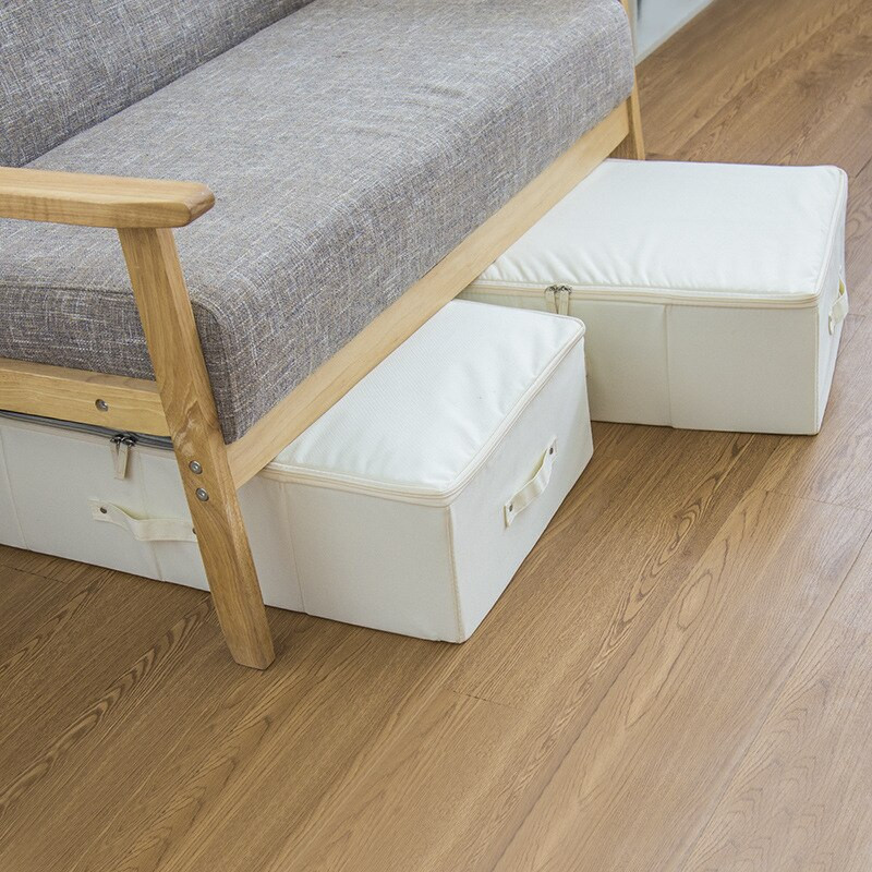 Mânere mari cu fermoar, pungă de depozitare sub pat, pătură cuvertură, containere pliabile pentru haine, depozitare articole diverse, organizator pantofi