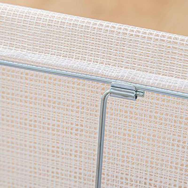 Többfunkciós nejlon tárolódoboz háztartási átlátszó oldalajtós összecsukható tárolódoboz, ruházati tárolódoboz