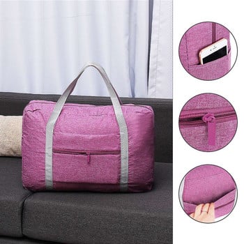 40x30x13cm чанта за съхранение с голям капацитет, сгъваема чанта за пътен багаж от плат Оксфорд, органайзер за дрехи, подредена торбичка, куфар, ръчна чанта