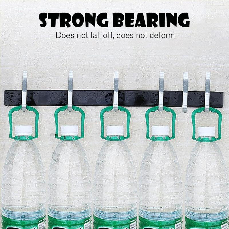 Rack a falon Lyukasztó ingyenes ruhaakasztó egyszínű ingyenes ajtó nyom nélkül köröm sapka kézitáska tartó falra szerelhető dekoratív