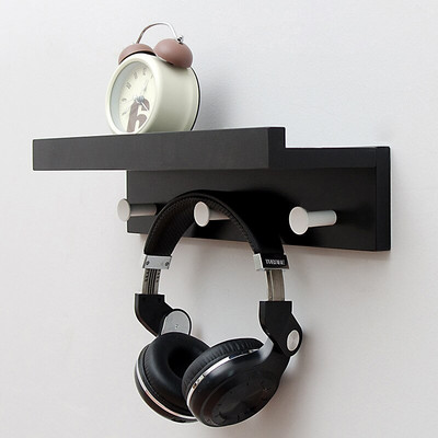 Adeziv din bambus natural Cârlig din oțel inoxidabil Geanta pentru haine pentru căști Umeraș pentru chei Bucătărie Ușă baie Prosop Raft rezistent la rugină