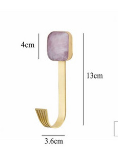 Cârlig din alamă, lumina nordică, de lux, modern, minimalist, acasă, baie, prosop de bucătărie, cârlig din viscoză fără cuie, decorațiuni moderne pentru casă