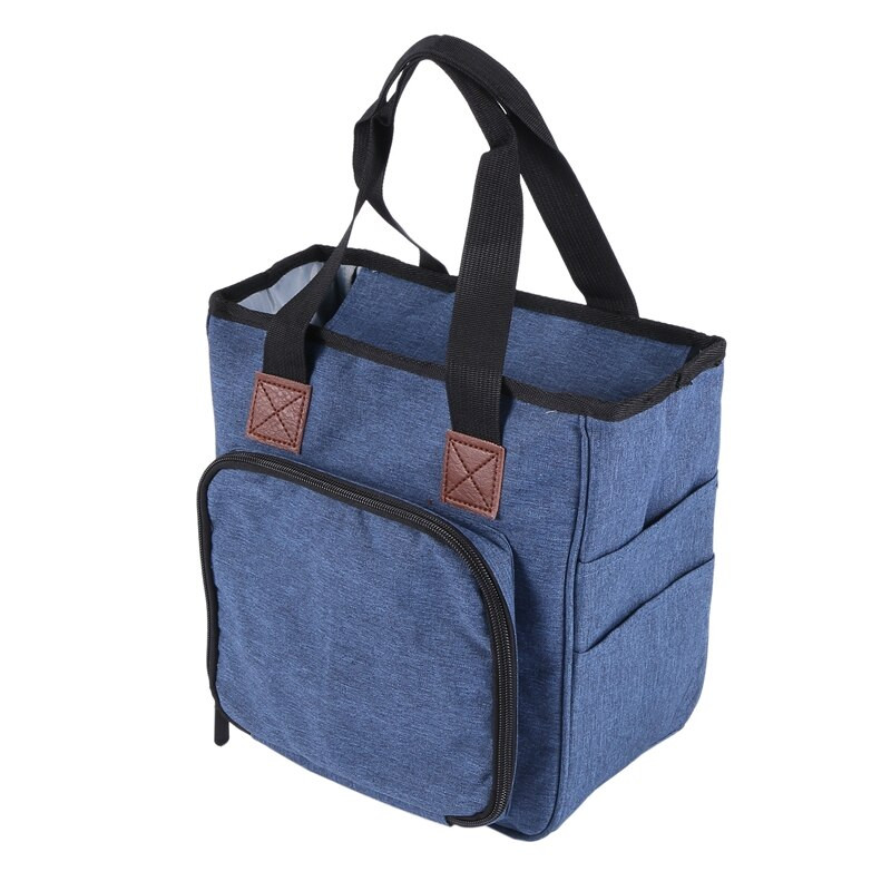 Kötőtáska Hordozható fonaltáska tárolótáska gyapjú horgolótűkhöz Kötőtűk Varrókellékek Barkácsolás Háztartási szervező