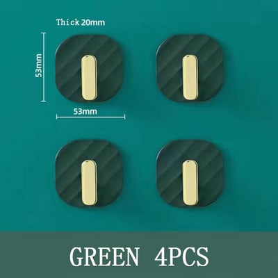 Lengvi prabangūs kabliukai, tvirti klijai, be smūgių, galinių durelių pakabos sieniniai drabužiai, pakabinami ant sienos be pėdsakų, atlaiko apkrovą