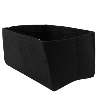 Home Storage Bag Organizer Τσάντα Felt Insert Bag Organizer Μακιγιάζ Εσωτερικό πορτοφόλι Φορητές τσάντες καλλυντικών Storage Tote L