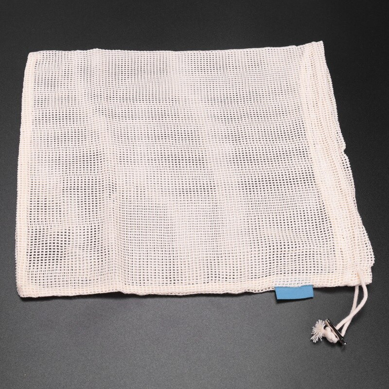 Vreće za višekratnu upotrebu, mrežaste vrećice za povrće od organskog pamuka, perive, izdržljive vrećice za pakiranje s uzicom, za Stora