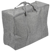 Pungi de depozitare extra mari de 105 litri, pachet de 2 organizatori, țesătură de in, rezistentă la umiditate, geantă de transport, geantă de haine pentru lenjerie de pat, C